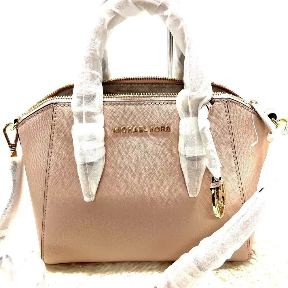 🔥🎁NWT! Michael Kors CIARA Satchel Handbag Medium Ballet Pink Msrp:$368.00